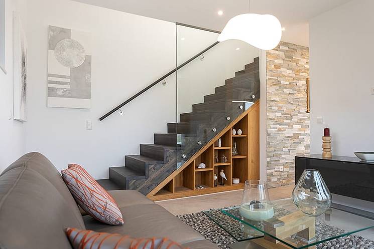 Wohnzimmer und Flur