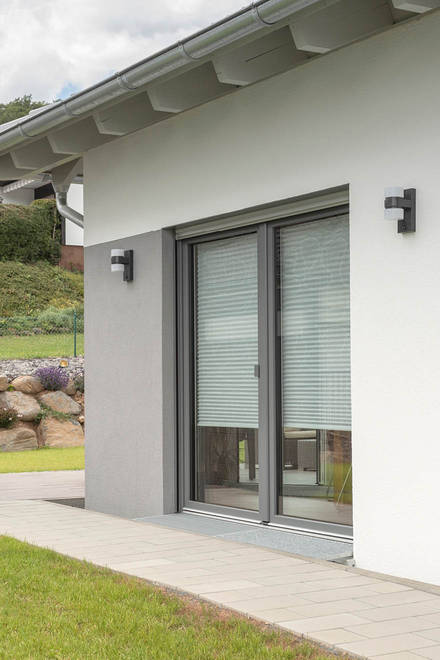 Der moderne Bungalow ist zukunftsorientiert und gleichzeitig gemütlich.
