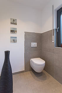 Badezimmer Musterhaus Pascino