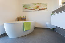 Badezimmer Musterhaus Pascino