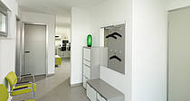 Musterhaus Bungalow Finess, Eingangsbereich Flur