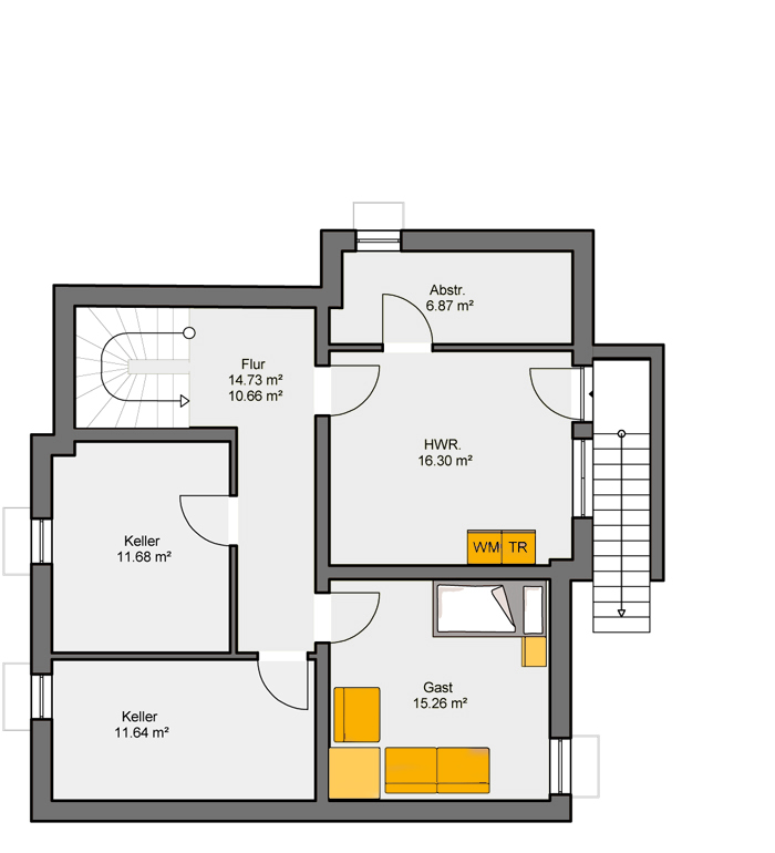 Fertighaus Arpeggio Grundriss KG