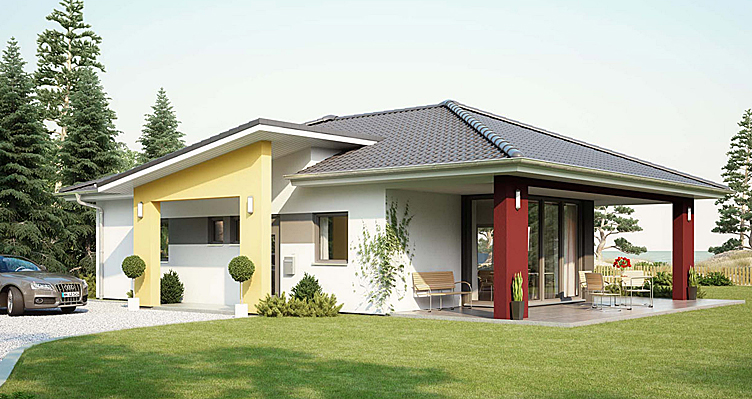 Fertighaus Bungalow Comfort, Einfamilienhaus von Büdenbender