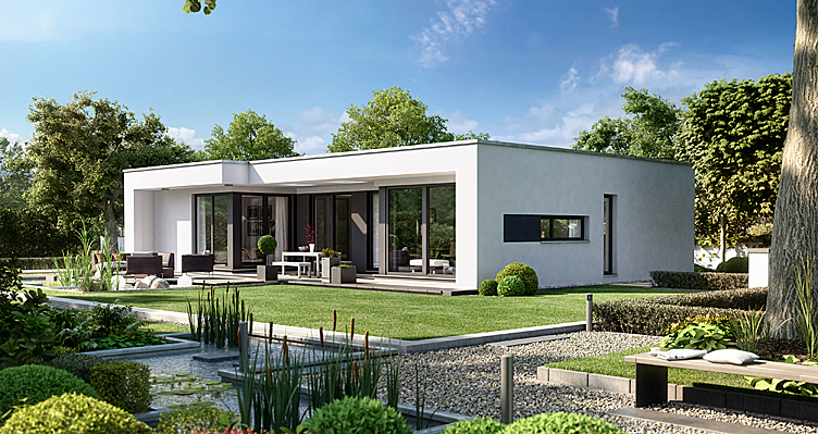 Fertighaus Bungalow Finess 135 von Büdenbender Hausbau