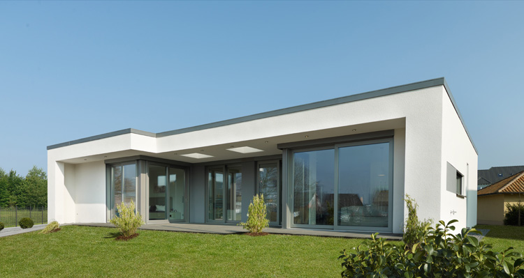 Musterhaus Bungalow Finess in Mühlheim-Kärlich, ein Fertighaus von Büdenbender