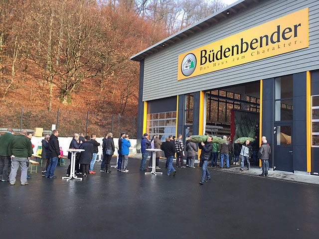 Weihnachtsbaumfest 2016 bei Büdenbender Hausbau