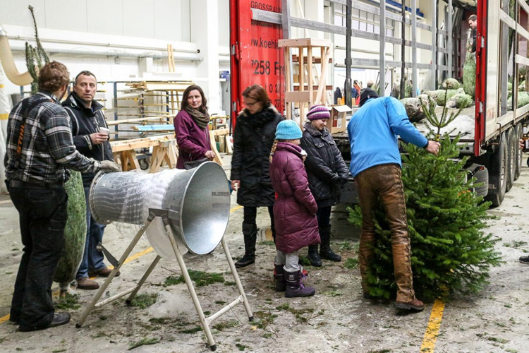 Weihnachtsbaumfest bei Büdenbender Hausbau