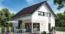Fertighaus Camaro, Architektenhaus mit Fassadenelementen aus Holz