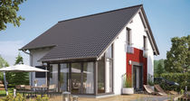 Fertighaus Top, Architektenhaus mit Wintergarten und klassischer Architektur