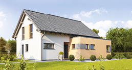 Fertighaus Famosa mit Einliegerwohnung, individuell geplantes Einfamilienhaus von B&uuml;denbender