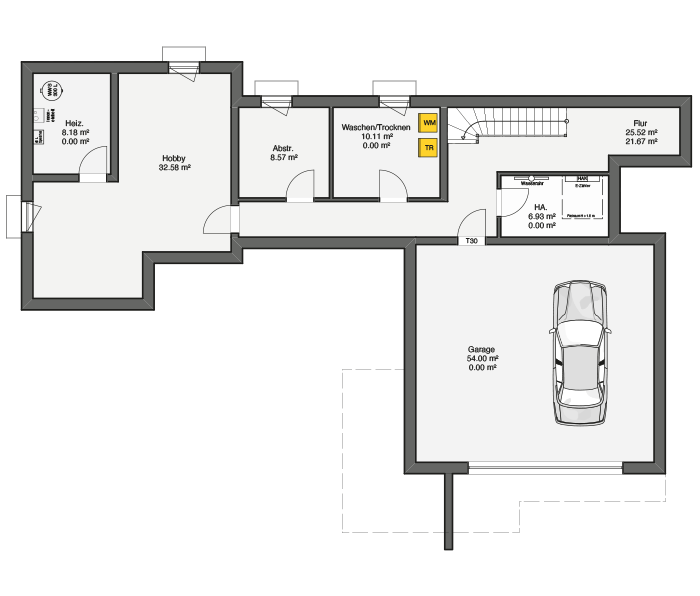 Fertighaus Adamello Grundriss KG
