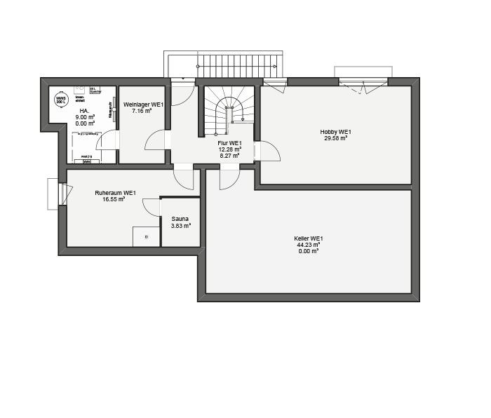 Fertighaus Corradino Grundriss KG