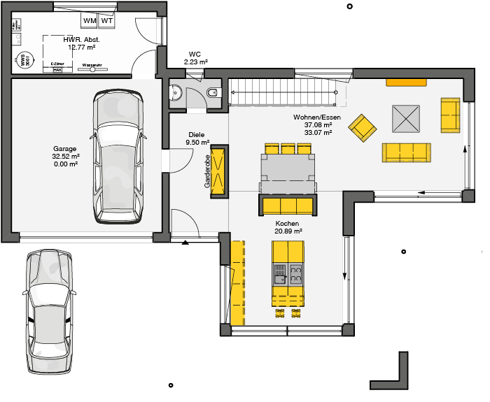 Architektenhaus Enzo Grundriss EG