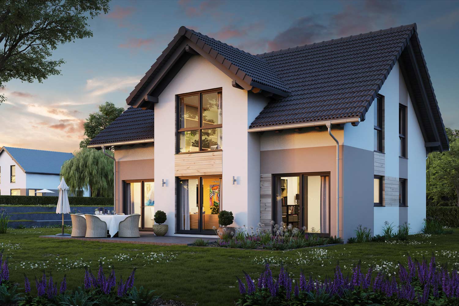 Das Aktionshaus Fortuna 157 von Büdenbender Hausbau bietet Familien das perfekte Zuhause. Drei große Kinderzimmer und die Galerie laden zum Spielen ein. Dank der Bestseller-Aktion sparen Sie aktuell auch noch richtig viel Geld.