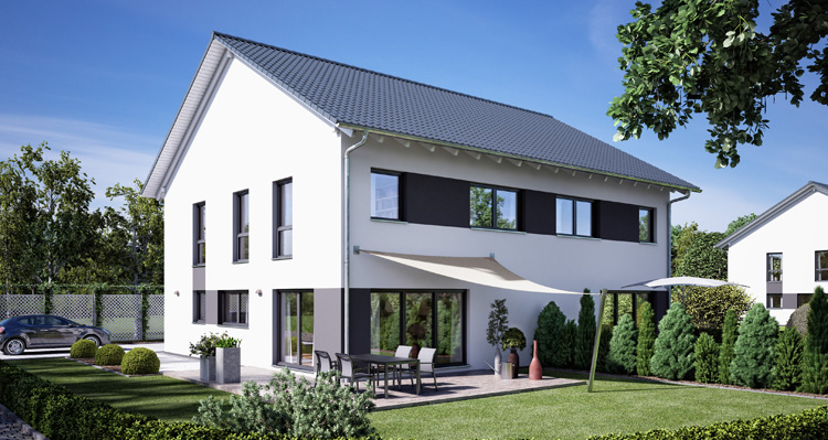 Doppelhaus Gemello | Fertighaus | Doppelhäuser