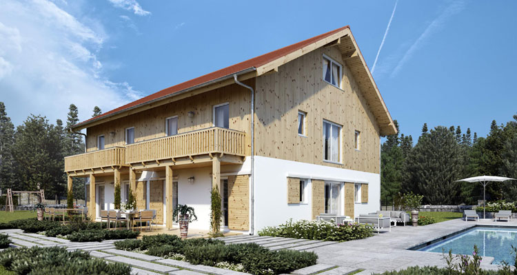 Doppelhaus Gemello | Fertighaus | Doppelhäuser