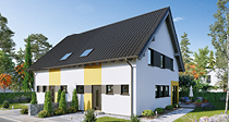 Doppelhaus Gemello | Fertighaus | Doppelhäuser