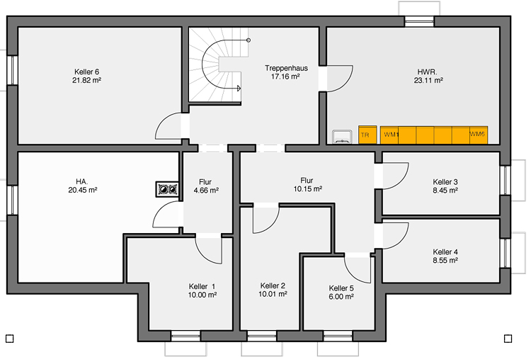 Grundriss Kellergeschoss