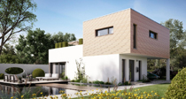 Architektenhaus Uno 101 mit Penthouse-Architektur, ein individuell geplantes Fertighaus von Büdenbender