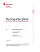 Rating-Zertifikat der Sparkasse
