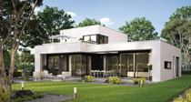 Fertighaus Bungalow Casaretto im Bauhausstil von Büdenbender